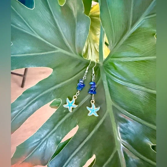 Lapis Lazuli ~ Starfish || Handmade - Picture 2 of 3